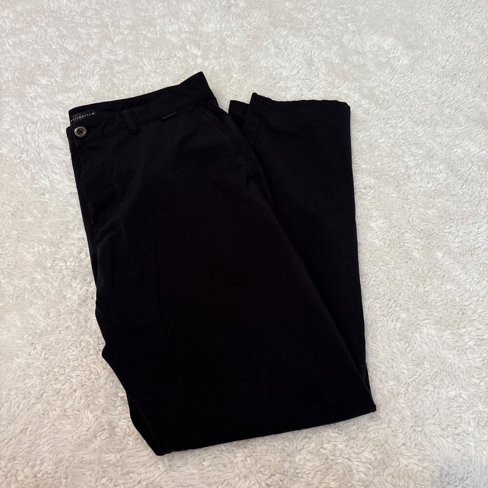Travis Matthew Mens Black Golf Pants 33 Preppy Sports Outdoors Cotton Classic